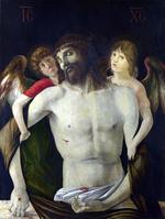 欧洲12-19世纪油画一_BELLINI, Giovanni - The Dead Christ supported by Angels